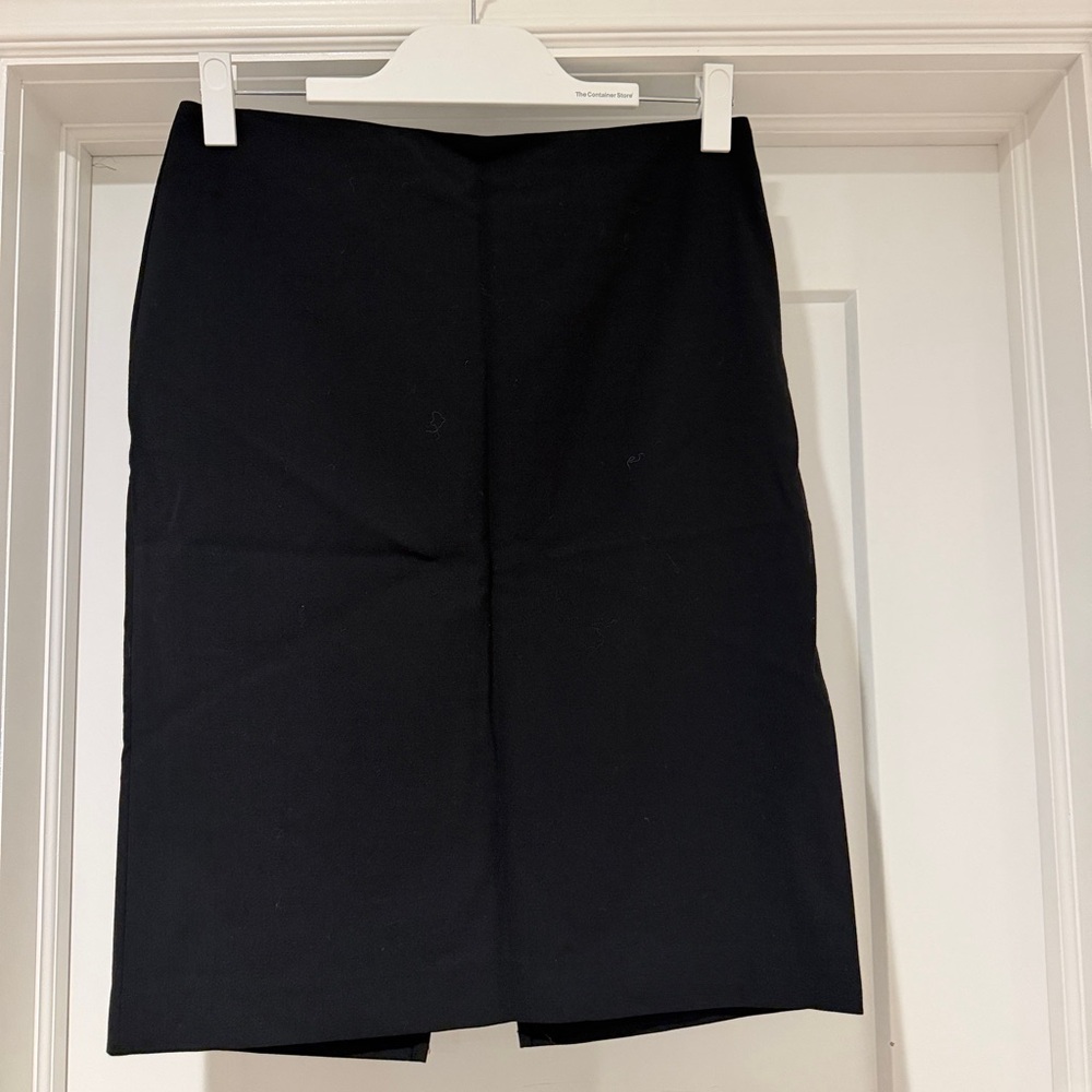 Victoria's Secret Black Tailored Pencil Skirt